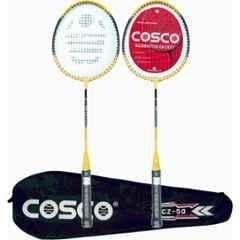 Cosco CZ 50 Twin 9g Yellow Strung Badminton Racquet (Pack of 2)