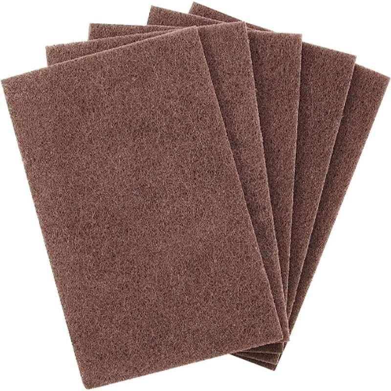 4x6 inch Brown Scourer Pad (Pack of 5)