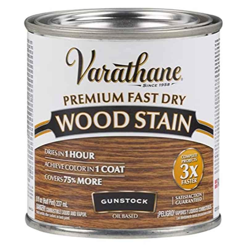 Rust-Oleum Varathane 237ml Gunstock 262026 Oil Based Premium Fast Dry Wood Stain