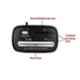 SToK ST-30CC 15L 8 Sheets Black Cross Cut Paper Shredder