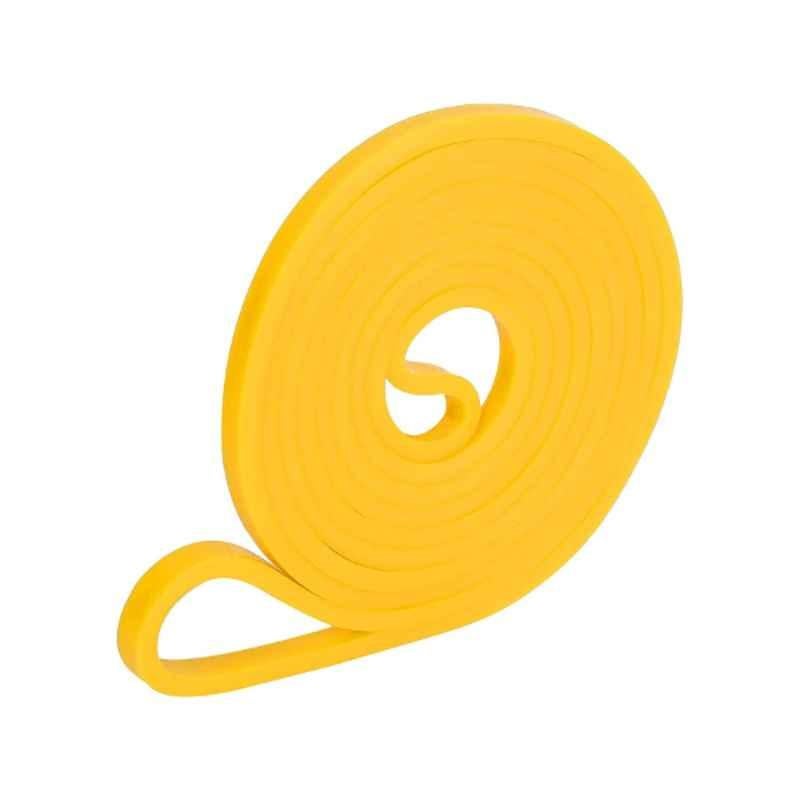 Strauss 2080x4.5x0.64cm Yellow Resistance Pull Up Loop Band, ST-2757