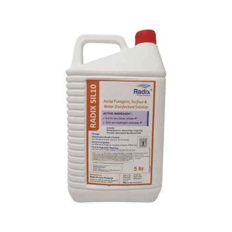 Radix SIL10 5L Eco-Friendly Tunnel Disinfectant (Pack of 4)