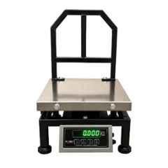 Monet 12x12 inch 80kg Stainless Steel Platform Weighing Scale with Dual Display & 2 Days Battery Backup
