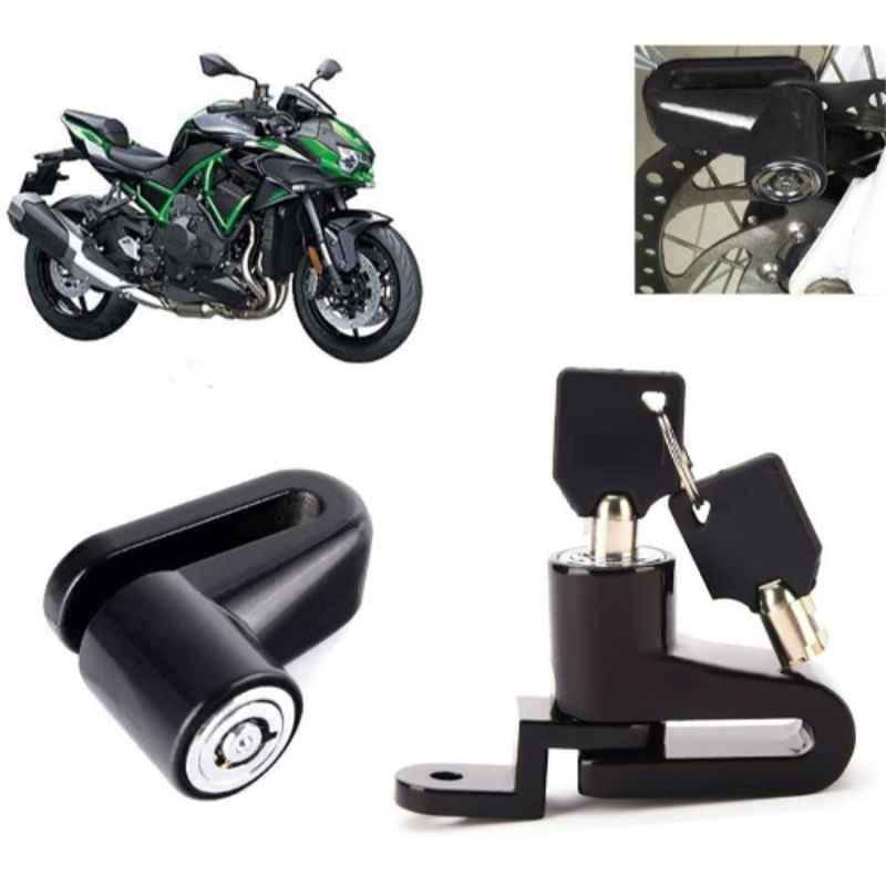 Auto Pearl Steel Black Heavy Duty Anti-Theft Disc Brake Lock for ZH2 BS6, Lock_443