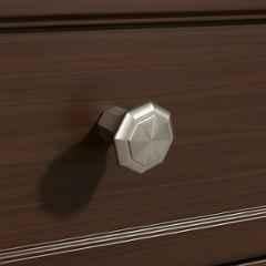 Plantex Knobs for Drawer/Octagon Shape Drawer Knobs/Knobs for Cabinets/Pull-Push Knobs for Kitchen/Bedroom Drawer DTK-302, Satin