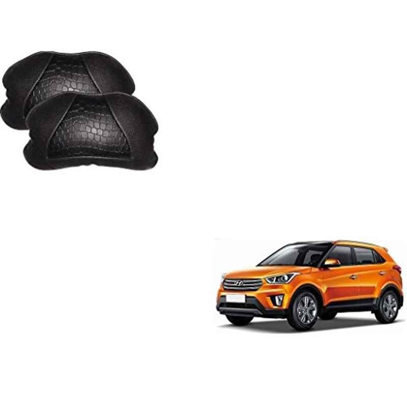 Kozdiko 2 Pcs Memory Foam Black Neck Rest Cushion Pillow Set for Hyundai Creta