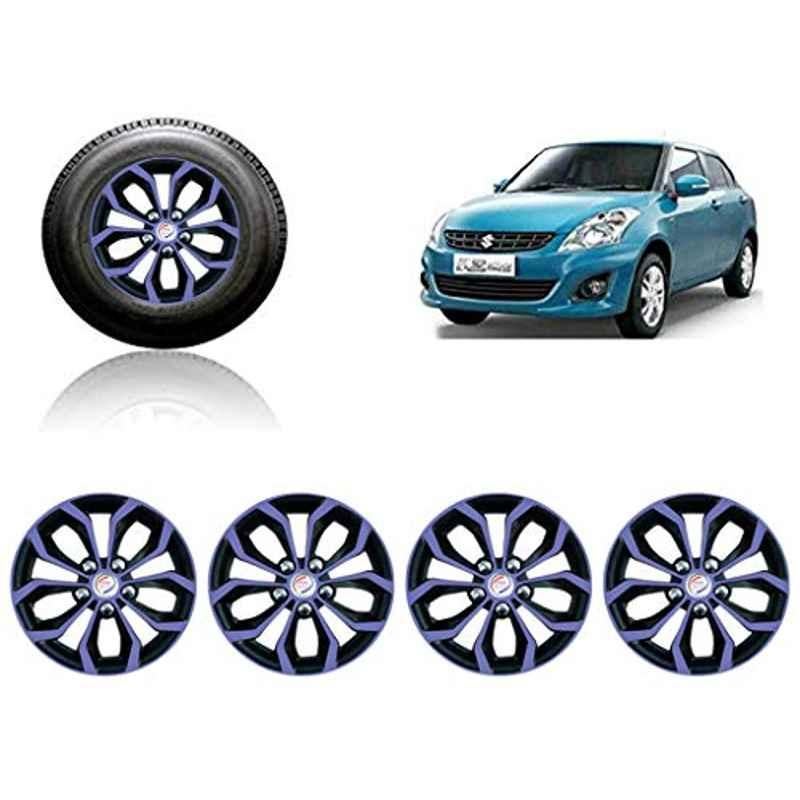 Auto Pearl 4 Pcs 14 inch ABS Violet & Black Car Wheel Cover Set for Maruti Suzuki Swift Dzire T2