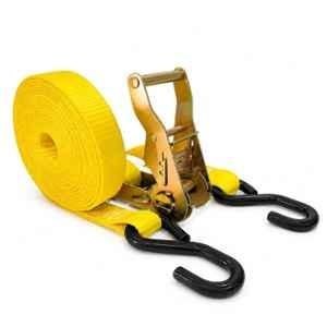 Trion Products 25x15ft Alloy Steel & Polyester Heavy Duty Ratchet Belt with S Hook, 1541S15