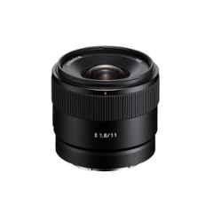 Sony SEL11F18 11mm F1.8 Black Wide Angle E-Mount Prime Camera Lens for Vlogging & Content Creation, SEL11F18/C SYX