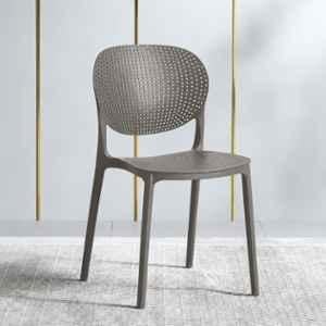 CELLBELL Aero Plastic Grey Stackable Armless Chair