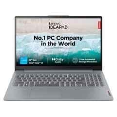 Lenovo IdeaPad Slim 3 Arctic Grey Laptop with 13th Gen Intel Core i3-1315U/8GB/512GB SSD/Win 11 & 15.6 inch FHD Display, 82X700HMIN