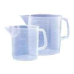 Polylab 5000ml Polypropylene Euro Design Measuring Jug, 81125 (Pack of 4)