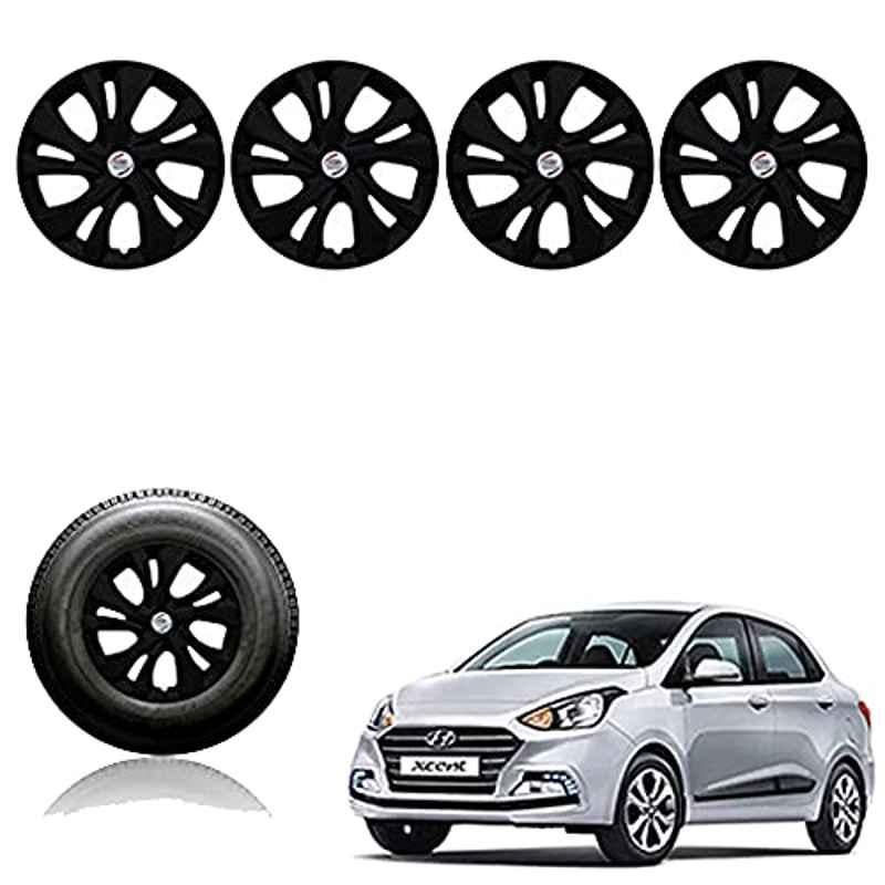 Auto Pearl 14 inch ABS Black Car Wheel Cover for Xcent 2018
