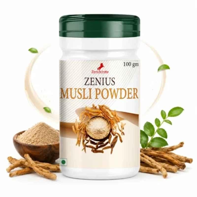 Zenius India 100g Musli Powder with Ajwain, Sonth & Pipal for Supports Energy, Stamina & Boosts Immunity