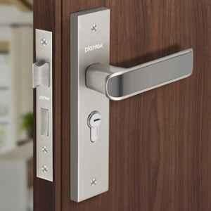 Plantex Heavy-Duty Door Lock Set Main Door Lock Handle Set/ 6-Lever Lock Mechanism with 3 Years of Warranty/Mortise Lock with 3 Keys, Brass Lockbody & Cylinder8112 Satin White & Satin Black