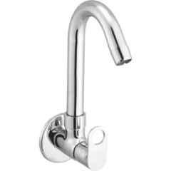 Senkiddpro Prime Brass Chrome Finish Wall Mounted 360 Degree Moving Sink Tap