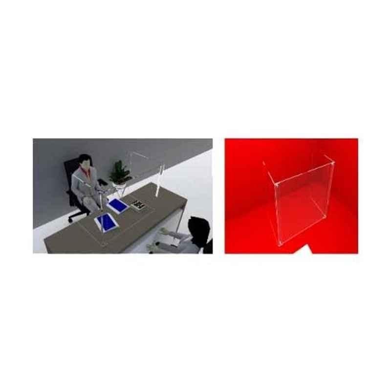 Plastikraft Small U-Shape Cough-N-Sneeze Guard