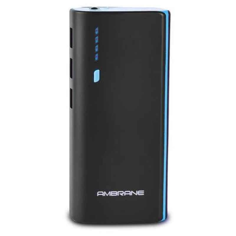 Ambrane P-1022 10000mAh Black & Blue Li-ion Power Bank