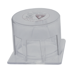 Lukko Safety Round Electrical Panel Lockout Device with 45 deg Angle Cut & 2 Locking Holes, LS-EP55