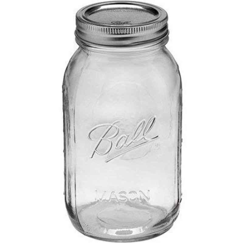 Ball 24 Oz Glass Clear Wide Mouth Jar, 14400