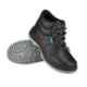 NEOSafe Helix A7025 High Ankle Steel Toe Black Leather Work Safety Shoes, Size: 6