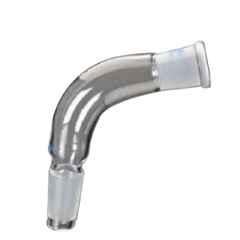 Glassco 19/26 Boro 3.3 Glass Plain Bend Receiver Adapter Without Vent, 025.202.01