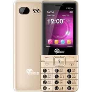 Cellecor E8 Plus 2.4 inch 2750mAh Gold Dual Sim Feature Phone