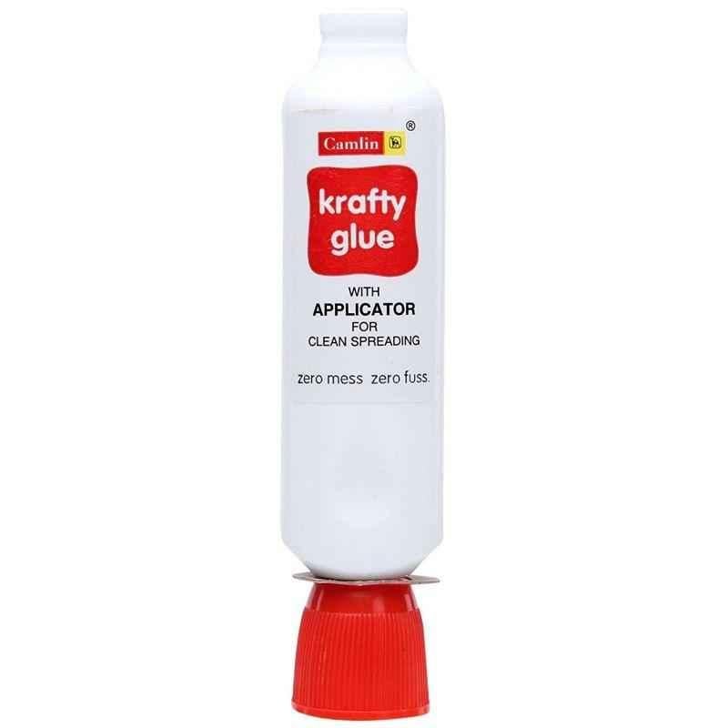 Camlin 100g Krafty Glue with Applicator, 8223201 (Pack of 20)