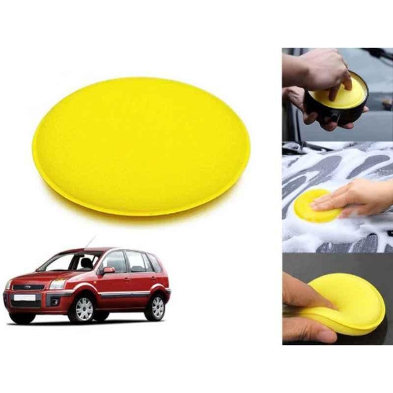 Auto Pearl Polyurethane Beige Washing & Waxing Polish Foam Sponge for Fusion