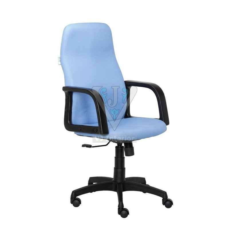 VJ Interior 18 inch Blue Executive Fabric Chair, VJ-1021