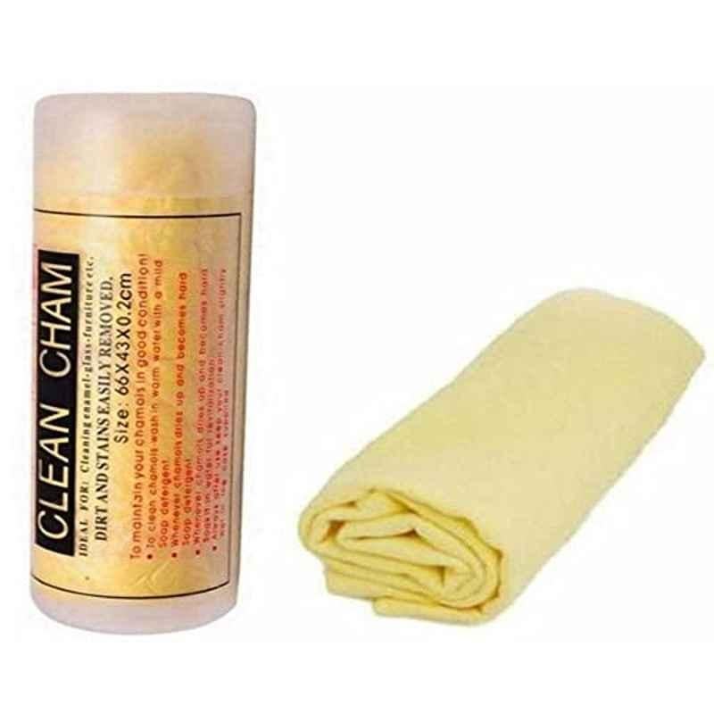 Kozdiko 2 Pcs Microfiber Yellow Dry & Wet Car Cleaning Cloth Set for Toyota New Fortuner 2016