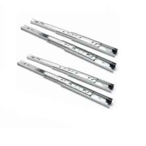 Onmax 4 Pcs 12 inch 40kg Mild Steel Heavy Duty Full Extension Telescopic Channel Drawer Runner Set, TCMS3812