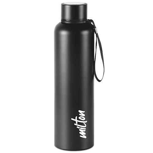Milton Aura 1000 Thermosteel Bottle, 1.05 Litre, Silver | 24 Hours Hot and  Cold | Easy to Carry | Ru…See more Milton Aura 1000 Thermosteel Bottle