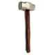 Lovely 400g Aluminum Hammer with Wooden Handle