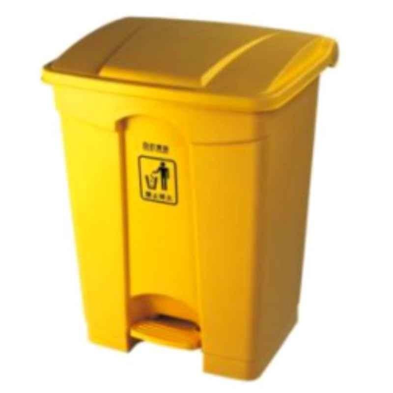 Delta Solutions 25L Green Plastic Swing Dustbin (Pack of 2)