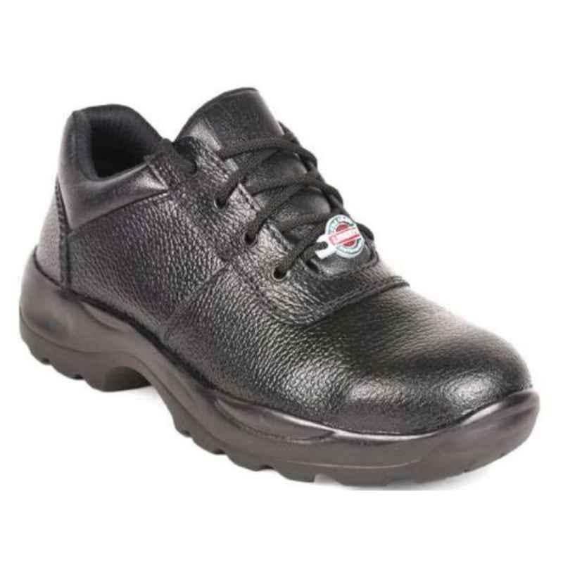 Liberty Freedom Barton Leather Low Ankle Steel Toe Black Safety Shoes, Shakti-ST, Size: 6