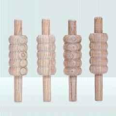 Matrica 9 inch English Willow Handcrafted Heavy Cricket Stump Bails (Pack of 4)