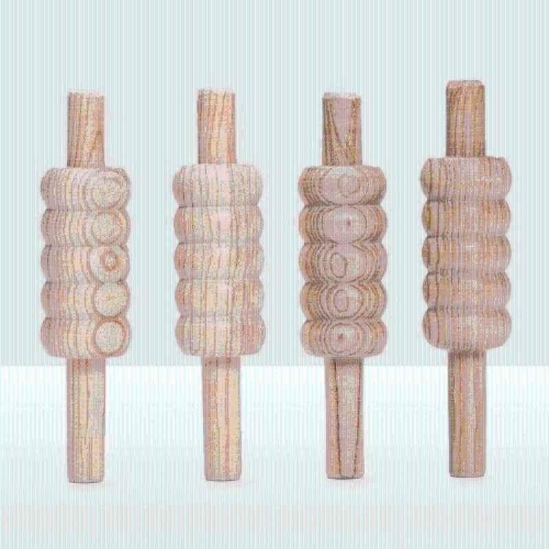 Matrica 9 inch English Willow Handcrafted Heavy Cricket Stump Bails (Pack of 4)