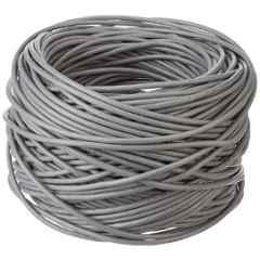 CP Plus 100m White Cat 6 24 AWG 4 Pair UTP Cable with Heavily Braided with HDPE Insulation & Solid Bare Copper Conductor, CP-EUT-6TGL23-100
