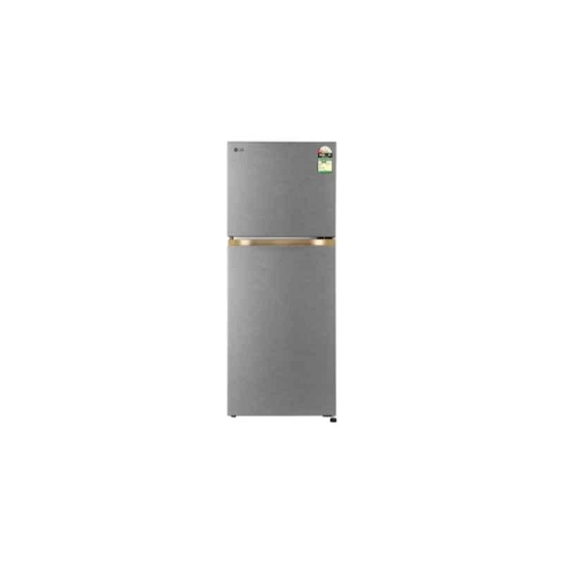 LG 225 Litre 1 Star Dazzle Steel Double Door Refrigerator with Smart Mode, Auto Smart Connect & Multi Air Flow, GLT2216WYDS