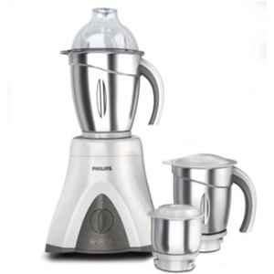 Philips Viva Collection 650W Plastic Black & White Mixer Grinder with 3 Stainless Steel Jars, HL7750/00