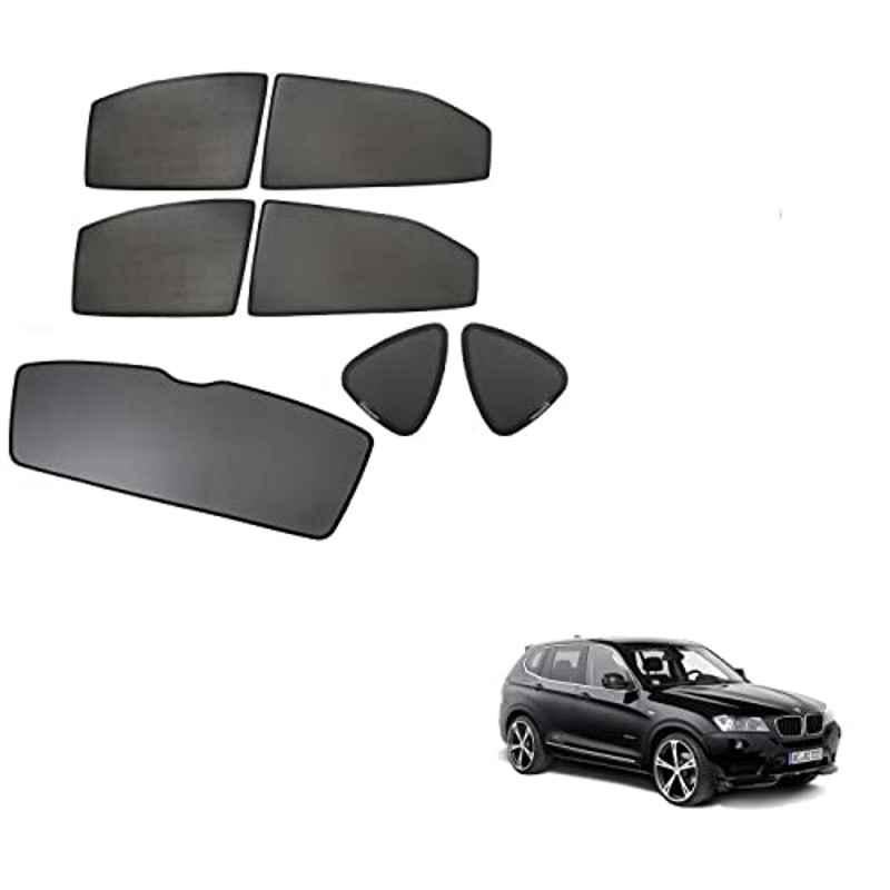 Kozdiko 5 Pcs Mesh Black Fixed Window & Rear Sun Shades Set for BMW X3