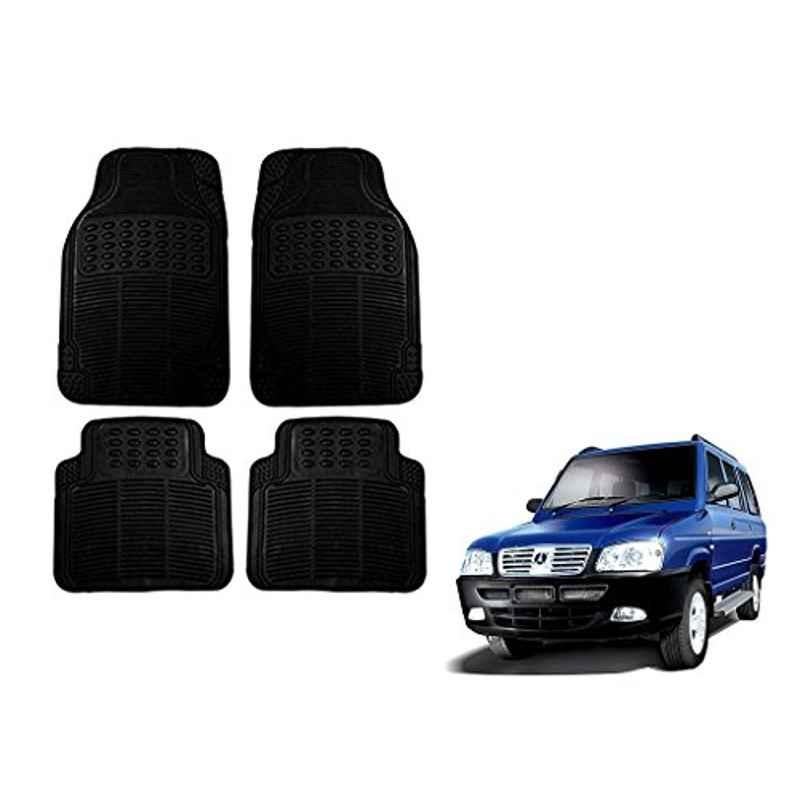 Kozdiko 4 Pcs Black Rubber Car Mat Set for ICML NA