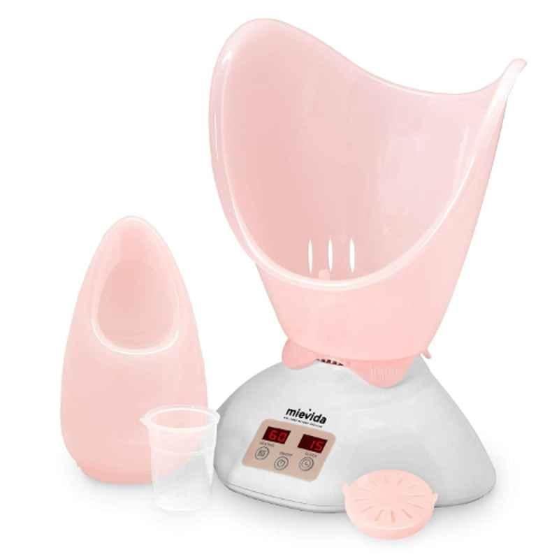Mievida ABS Pink Steam Inhaler Vaporizer & Facial Steamer with Timer & Temperature Control System