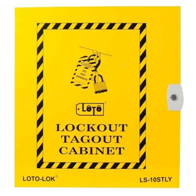 Loto-Lok 600x550mm Steel Yellow Lockout Station, LS-10STLY