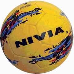 Nivia Storm 22cm Yellow Football, Size: 5