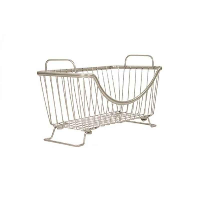 Spectrum Diversified Ashley Stackable Wire Basket with Handle Modular Stacking Bin, 20377, Size: Small
