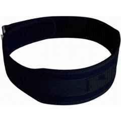 QUIT-X 5 inch Black Velcro Powerlifting Belt with Lumbar Support for Gym & Cross Training Exercise, Size: Free