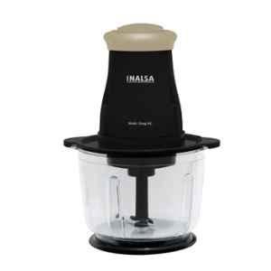 Inalsa Multi Chop PC 1.5 Litre 400W Plastic Black & Golden Electric Chopper with Stainless Steel Blades