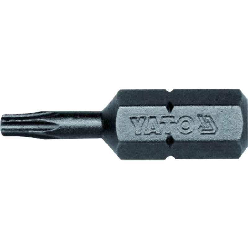 Yato 50 Pcs T8x25mm 1/4 inch Drive Torx Security Screwdriver Bit Set, YT-7821